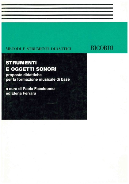 Copertina di Strumenti e oggetti sonori