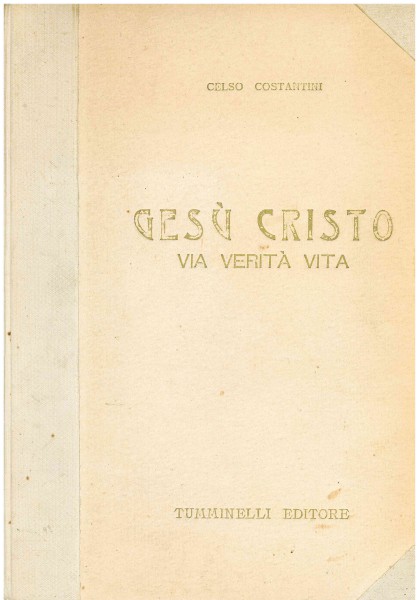 Copertina di Gesù Cristo. Via Verità Vita