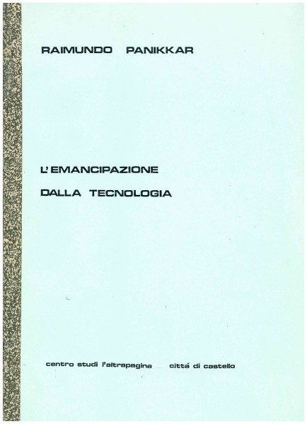 Copertina di L'emancipazione dalla tecnologia