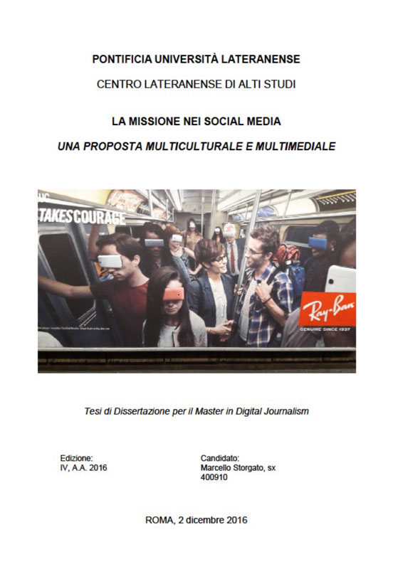 Copertina di La Missione nei Social Media
