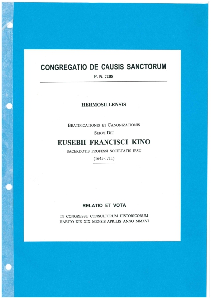 Copertina di Eusebii Francisci Kino sacerdotis professi societatis Jesu (1645 - 1711)
