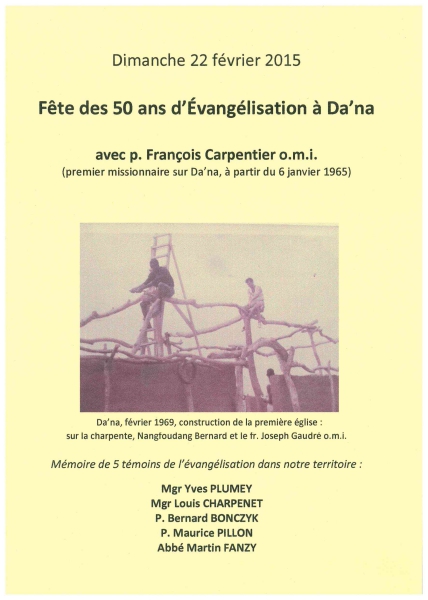 Copertina di Fête des 50 ans d'Évangélisation à Da'na