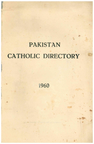 Copertina di Pakistan Catholic Directory