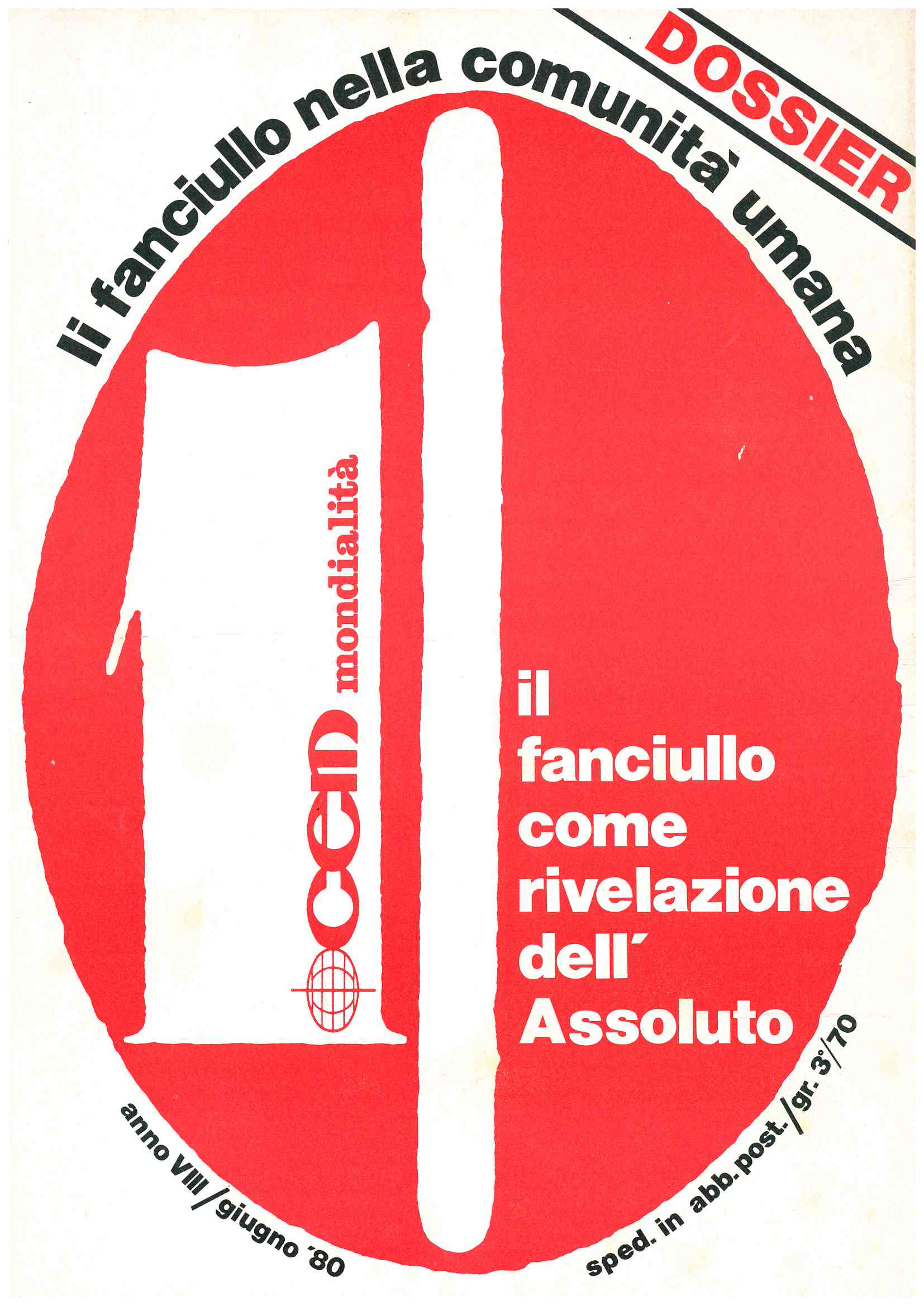 Copertina di 08.10.Il fanciullo come rivelazione dell'Assoluto - Dossier