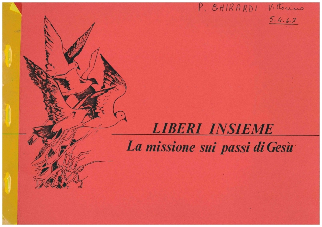Copertina di Liberi insieme. La missione sui passi di Gesù; Rinnoviamoci e celebriamo le nuove Costituzioni