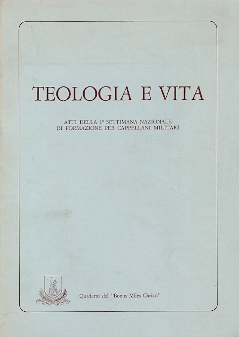 Copertina di Teologia e vita