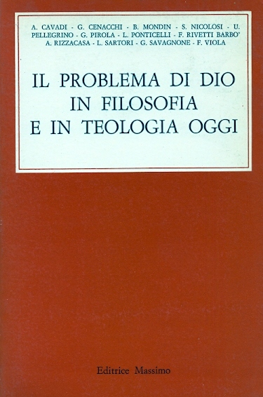 Copertina di Il problema di Dio in filosofia e in teologia