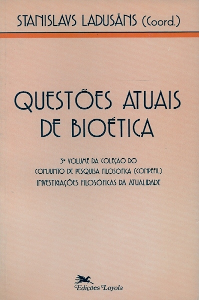 Copertina di Questoes atuais de bioetica