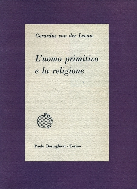 Copertina di L'uomo primitivo e la religione