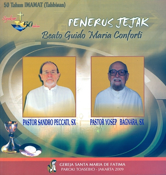 Copertina di 50 Tahun Imat. Pastor Sandro Peccati; Pastor Yoseph Bagnara