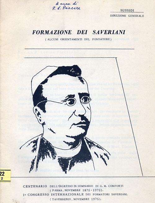 Copertina di Formazione dei Saveriani