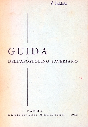 Copertina di Guida dell'apostolino saveriano