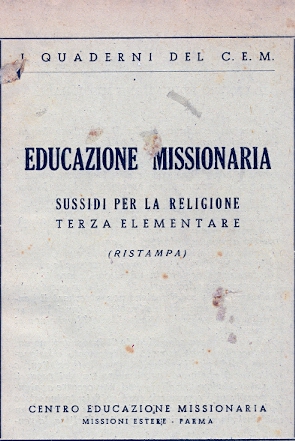 Copertina di Educazione Missionaria. Sussidi per la Religione. III Elementare