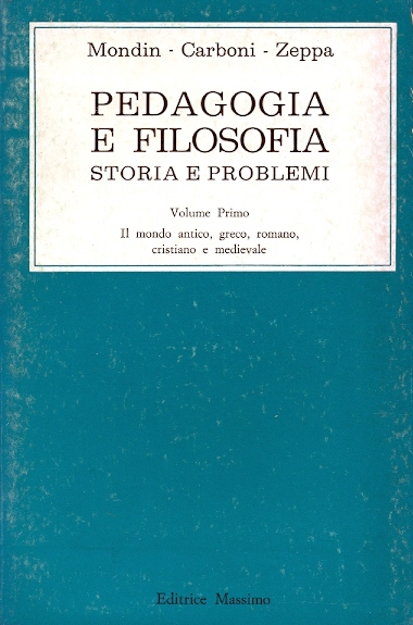 Copertina di Pedagogia e Filosofia I 