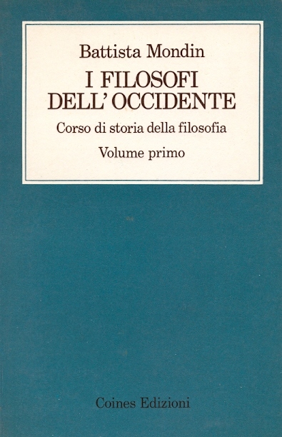 Copertina di I filosofi dell'occidente I 