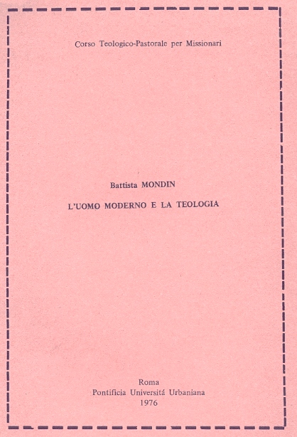 Copertina di L'uomo moderno e la teologia