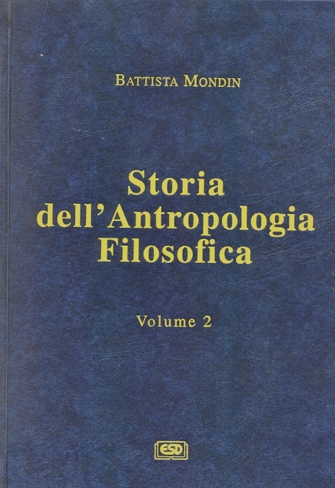 Copertina di Storia dell'Antropologia Filosofica 2