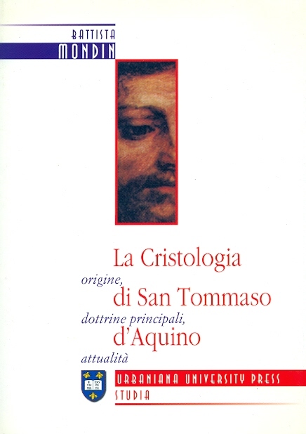 Copertina di La cristologia di san Tommaso d'Aquino