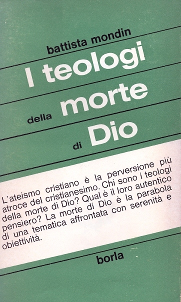 Copertina di I teologi della morte di Dio 