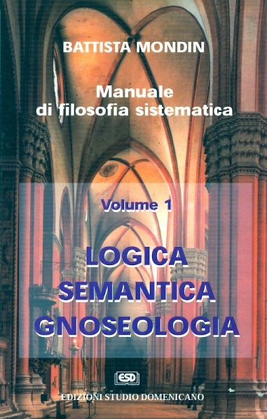 Copertina di Logica semantica gnoseologia