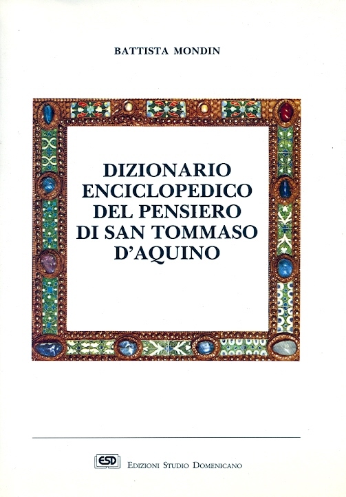 Copertina di Dizionario enciclopedico del pensiero di San Tommaso D'Aquino