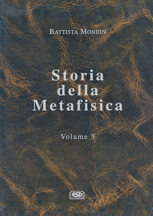 Copertina di Storia della Metafisica 3