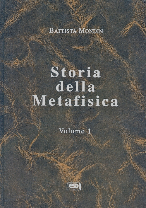 Copertina di Storia della Metafisica 1