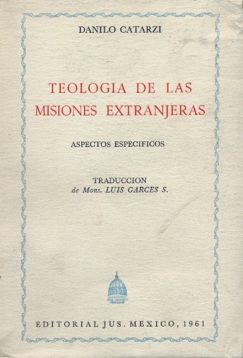 Copertina di Teologia de las Misiones Extranjeras