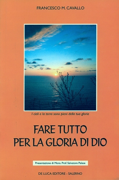 Copertina di Fare tutto per la gloria di Dio