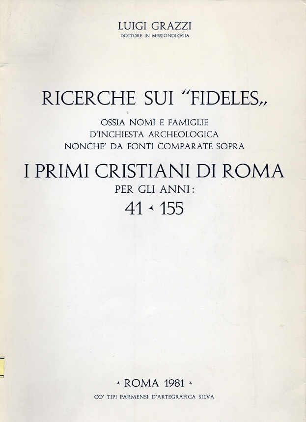Copertina di Ricerche sui 