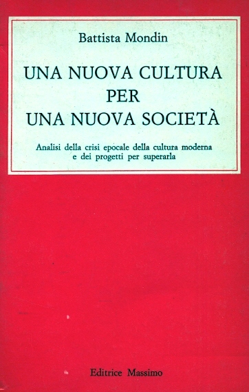 Copertina di Una nuova cultura per una nuova società