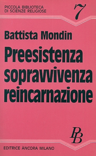 Copertina di Preesistenza sopravvivenza reincarnazione