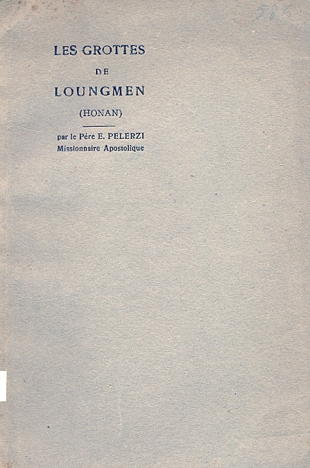 Copertina di Les grottes de Loungmen (Honan)