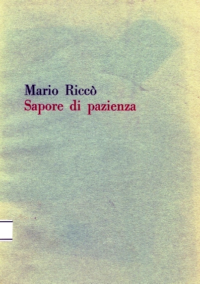 Copertina di Sapore di pazienza (02)