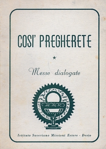 Copertina di Così pregherete