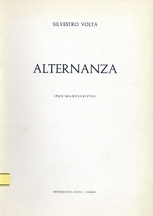 Copertina di Alternanza