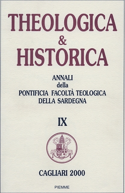 Copertina di Theologica & Historica IX